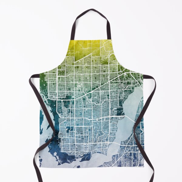 Item preview, Cape Coral Florida City Street Map designed and sold by ArtPrints.