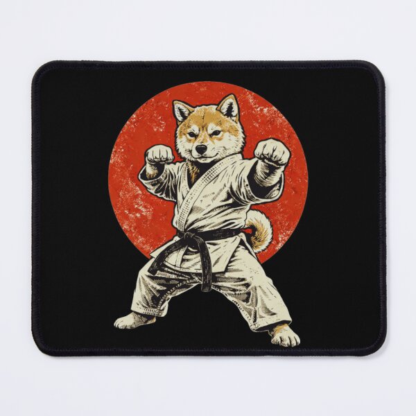 Item preview, Japanese Karate Shiba Inu Martial Arts Master Retro Vintage Sun Dog Art designed and sold by StanaLuis.