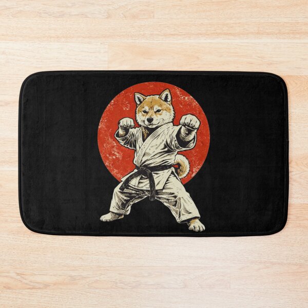 Item preview, Japanese Karate Shiba Inu Martial Arts Master Retro Vintage Sun Dog Art designed and sold by StanaLuis.