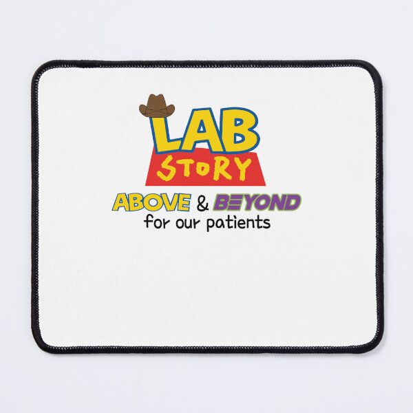 Item preview, Lab Story Above Beyond for Our Patients Lab Week 2026 Medical Laboratory designed and sold by clarabersetart.