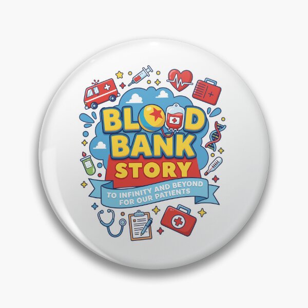 Item preview, Blood Bank Story Laboratory Blood Transfusion Blood Banker designed and sold by clarabersetart.