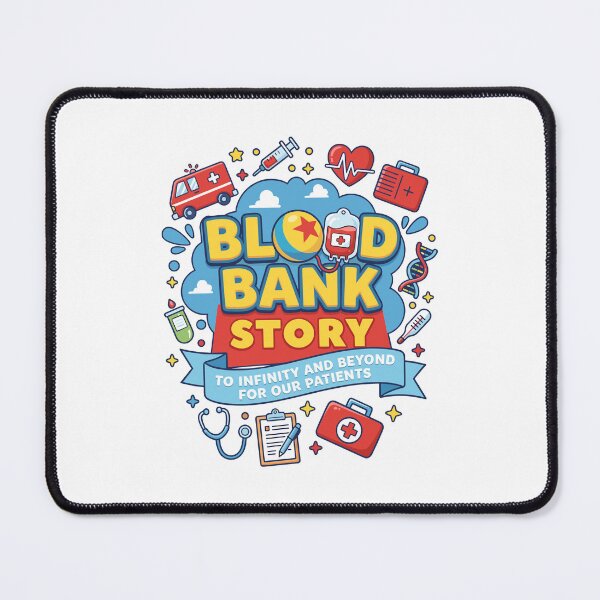 Item preview, Blood Bank Story Laboratory Blood Transfusion Blood Banker designed and sold by clarabersetart.