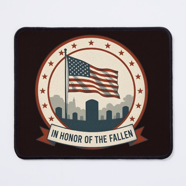 Item preview, Honor the Fallen Veteran Memorial - American Flag Tribute designed and sold by BoralisSynth.