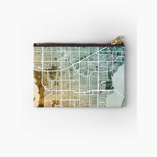Item preview, Cape Coral Florida City Street Map designed and sold by ArtPrints.