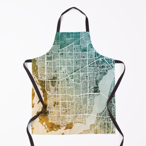 Item preview, Cape Coral Florida City Street Map designed and sold by ArtPrints.