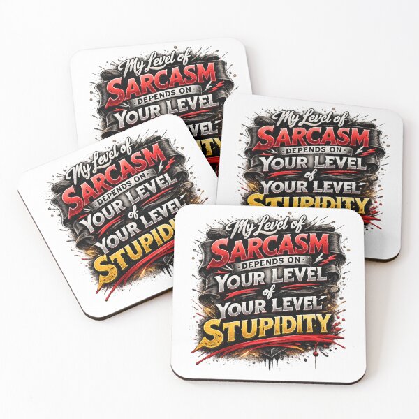 Item preview, Warning: My Sarcasm Is Triggered by Stupidity – Savage Humor Design designed and sold by RolMerch.