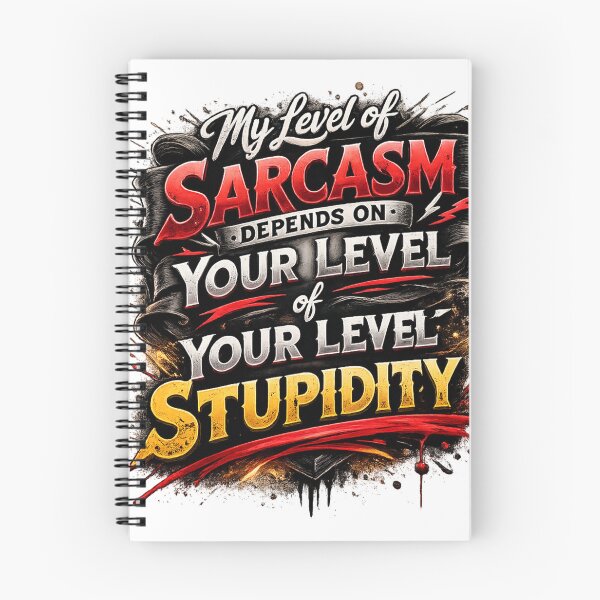 Item preview, Warning: My Sarcasm Is Triggered by Stupidity – Savage Humor Design designed and sold by RolMerch.
