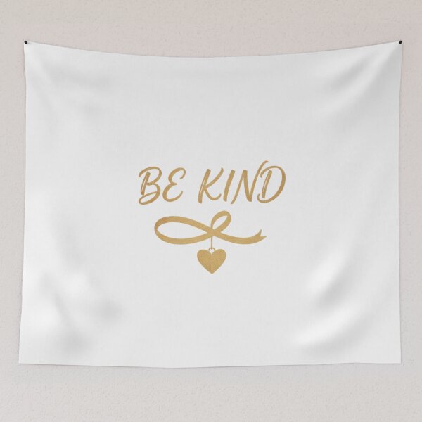 Item preview, Be Kind Gold Script Minimal Elegant Quote designed and sold by daila70.