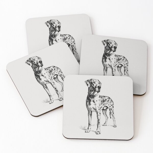Item preview, Great Dane Vintage Dog Portrait designed and sold by RPrintPulse.