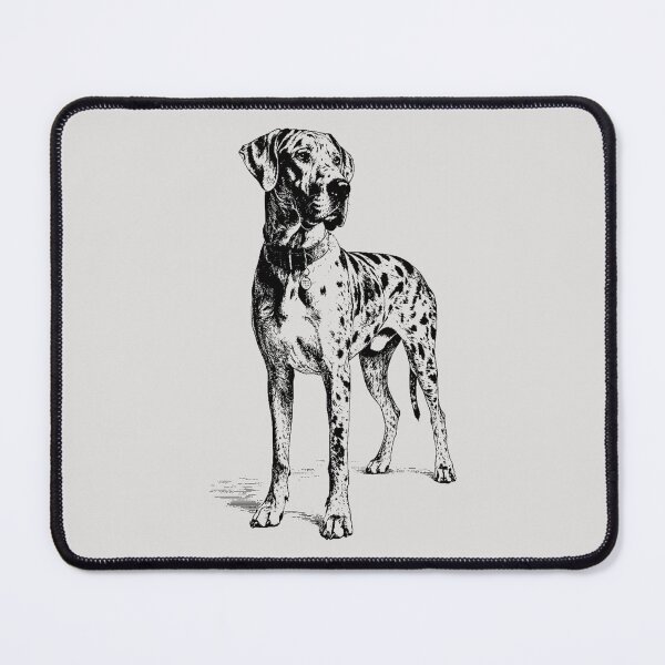 Item preview, Great Dane Vintage Dog Portrait designed and sold by RPrintPulse.