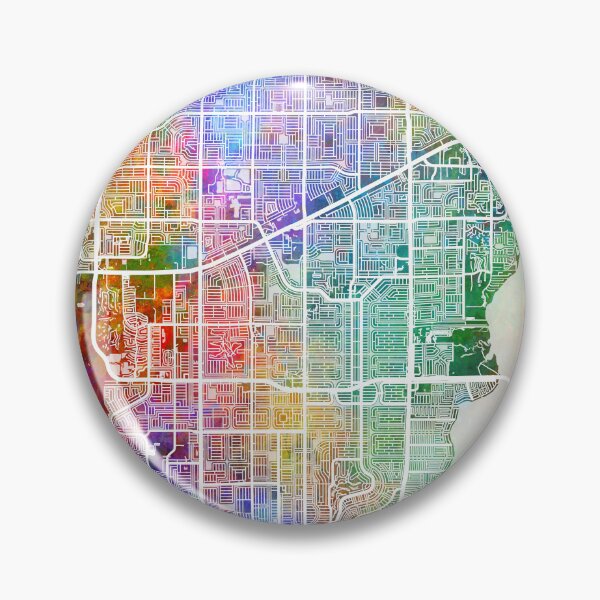 Item preview, Cape Coral Florida City Street Map designed and sold by ArtPrints.