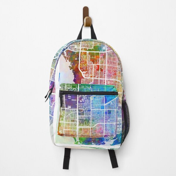 Item preview, Cape Coral Florida City Street Map designed and sold by ArtPrints.