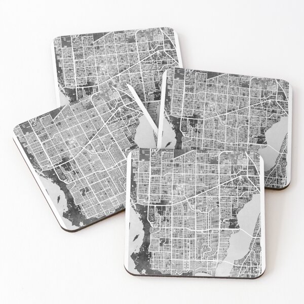 Item preview, Cape Coral Florida City Street Map designed and sold by ArtPrints.