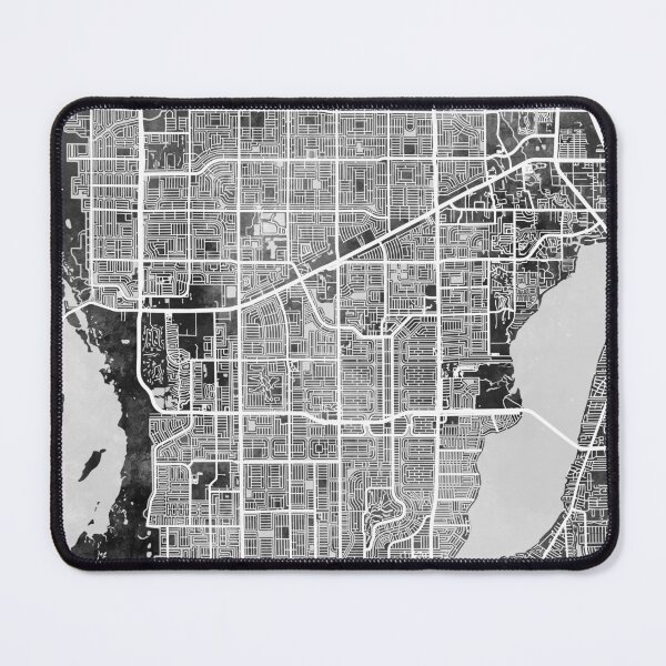 Item preview, Cape Coral Florida City Street Map designed and sold by ArtPrints.