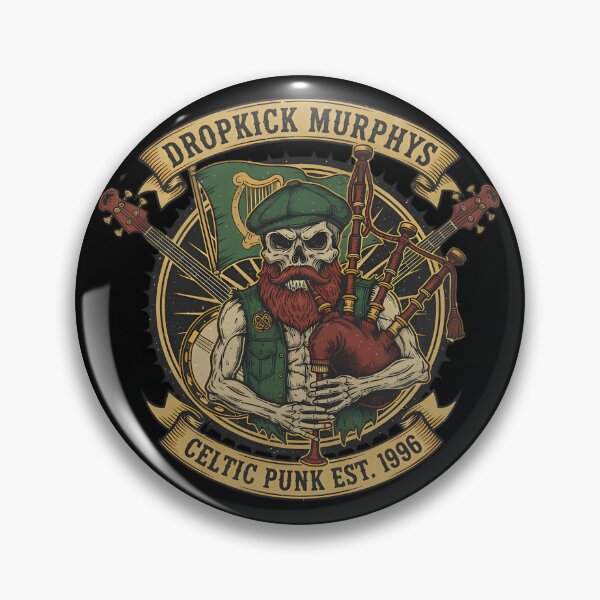 Item preview, Dropkick Murphys Bearded Skull Piper  designed and sold by rostomhouache.