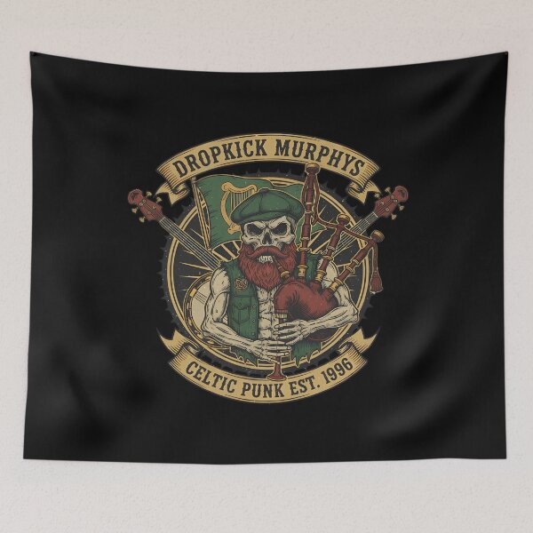 Item preview, Dropkick Murphys Bearded Skull Piper  designed and sold by rostomhouache.