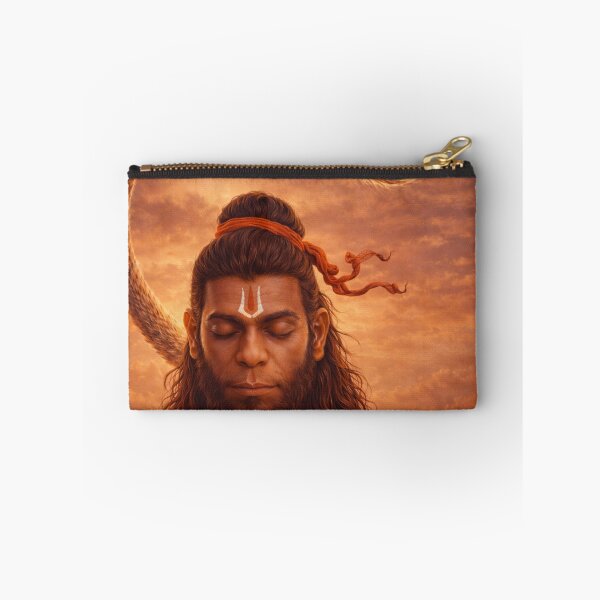 Item preview, Meditating Hanuman at Sunset – Divine Strength & Serenity Art designed and sold by KumarGandhi.