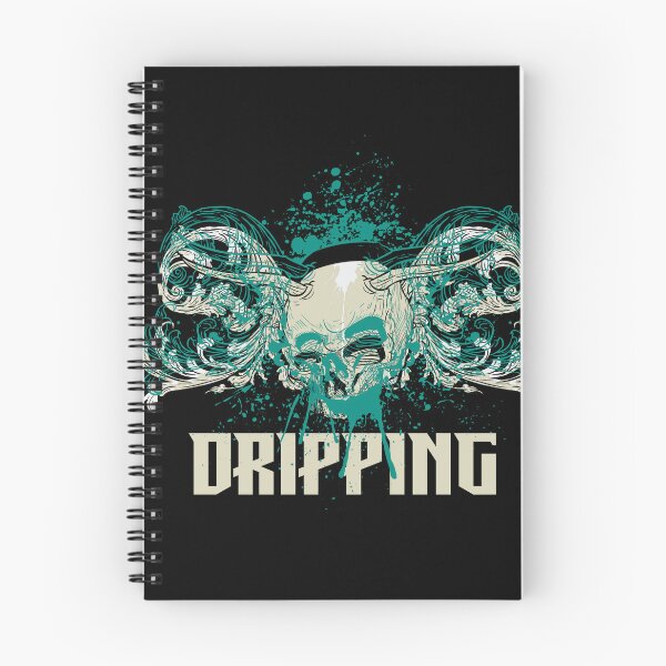 Item preview, Dripping - Toxic Horned Skull Neon Gothic Streetwear designed and sold by snapifyprints.