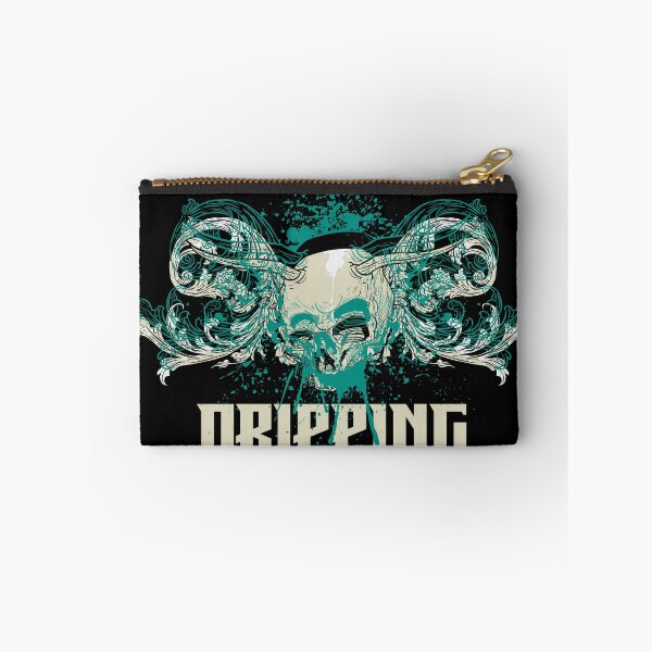 Item preview, Dripping - Toxic Horned Skull Neon Gothic Streetwear designed and sold by snapifyprints.