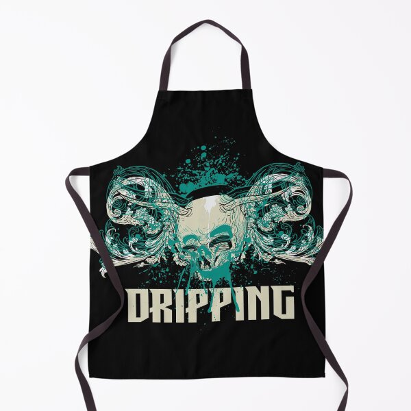 Item preview, Dripping - Toxic Horned Skull Neon Gothic Streetwear designed and sold by snapifyprints.