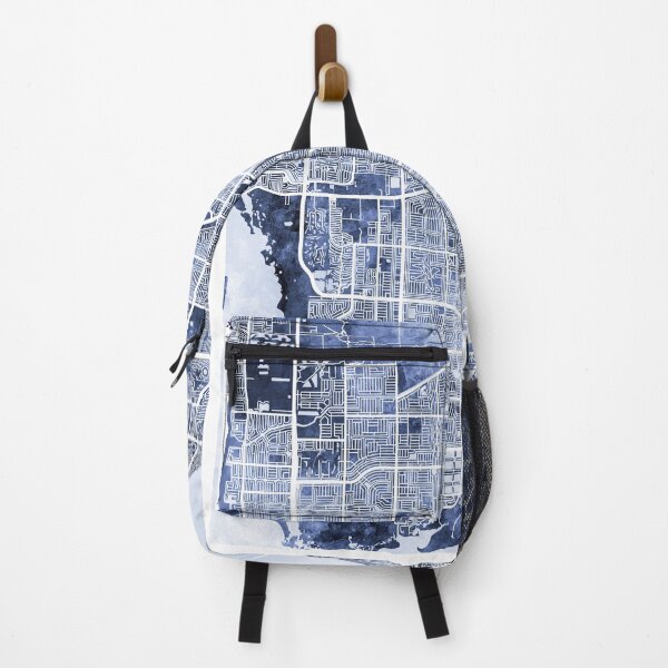 Item preview, Cape Coral Florida City Street Map designed and sold by ArtPrints.