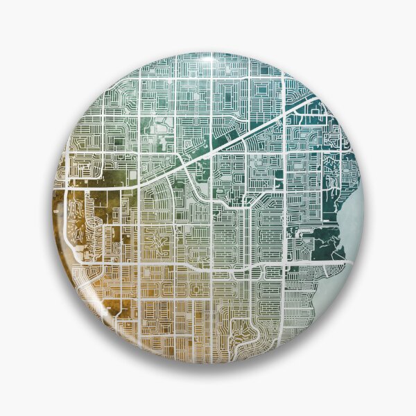 Item preview, Cape Coral Florida City Street Map designed and sold by ArtPrints.