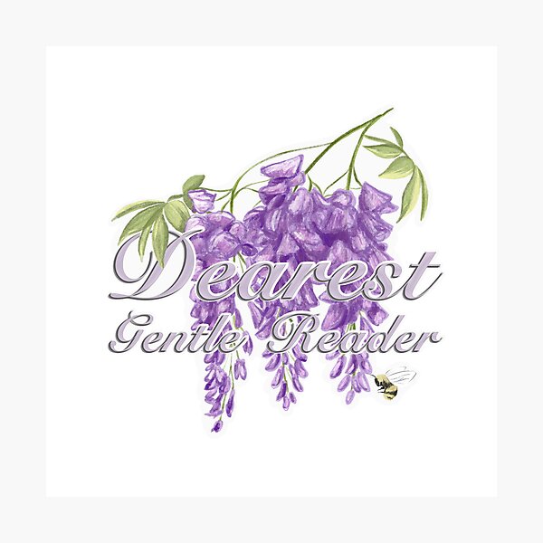 Item preview, Dearest Gentle Reader designed and sold by Ellie Mellon.