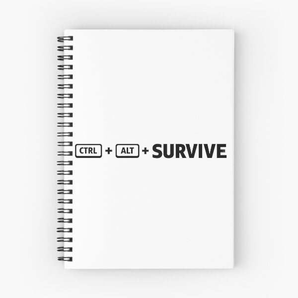 Item preview, CTRL ALT SURVIVE | Funny Tech & Corporate Office Humor | White designed and sold by DavmaxDesign.