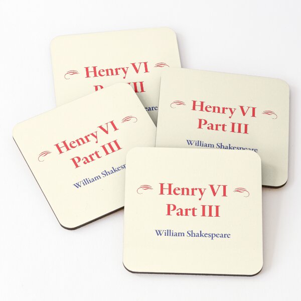 Item preview, William Shakespeare, Henry VI Part III designed and sold by CharlottePlaceArt.