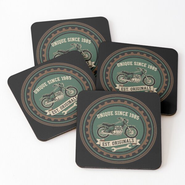 Item preview, Unique Since 1985 Est. Originals – Vintage Motorcycle & Biker Design designed and sold by Fuechse.