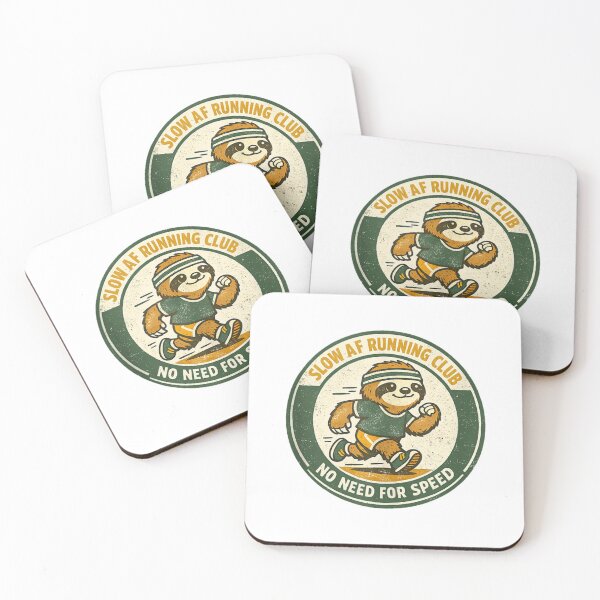 Item preview, Slow AF Running Club No Need For Speed Funny Sloth Runner designed and sold by Capisedo.