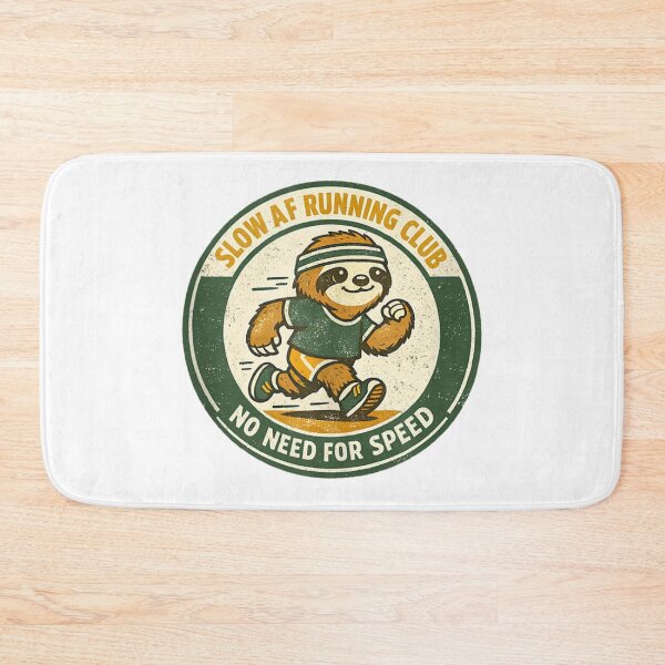 Item preview, Slow AF Running Club No Need For Speed Funny Sloth Runner designed and sold by Capisedo.