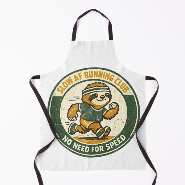 Item preview, Slow AF Running Club No Need For Speed Funny Sloth Runner designed and sold by Capisedo.