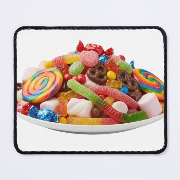 Item preview, Colorful Assorted Candies on Plate designed and sold by PriyankaSonara.