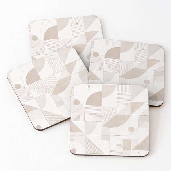 Item preview, Contemporary Neutral Abstract Pattern designed and sold by Inkae Studio.