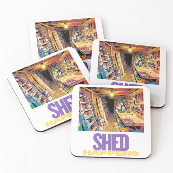 Item preview, SHED Happens! funny insider play on words designed and sold by Andykinoz.