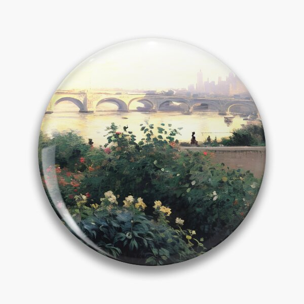 Item preview, Argenteuil, Flowers by the Riverbank designed and sold by artdesignsnow.