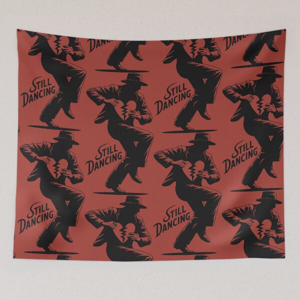 Item preview, Minimalist Broken Heart Dancing Man designed and sold by SplashTastic.