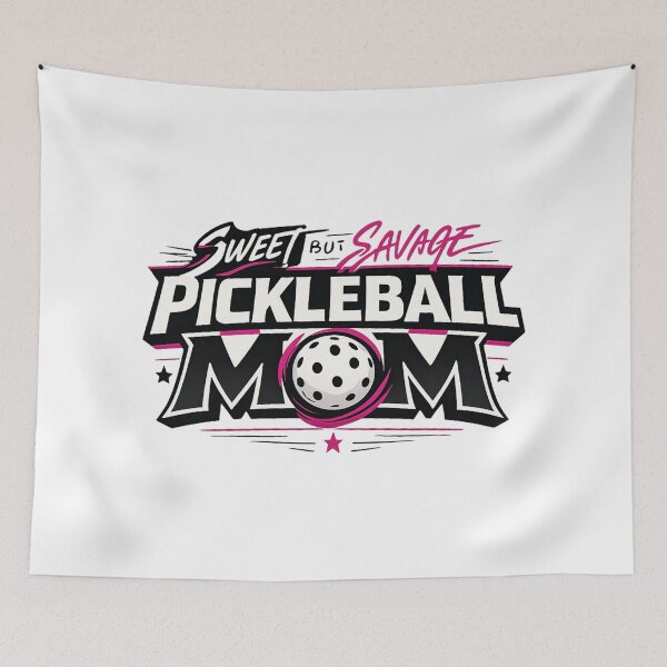Item preview, Luxury Pickleball Mom Shirt – Sweet But Savage Pickleball Mom – Streetwear Sports Mom Gift designed and sold by Pickleball-Gift.