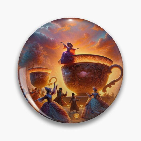 Item preview, Baroque Surreal Tea Party Fantasy Art designed and sold by Lanchi10.