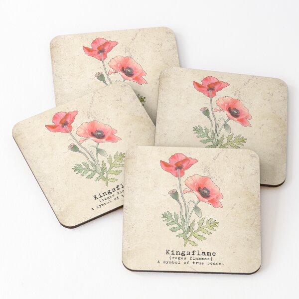 Item preview, Kingsflame Botanical Illustration designed and sold by IndieArtbox.