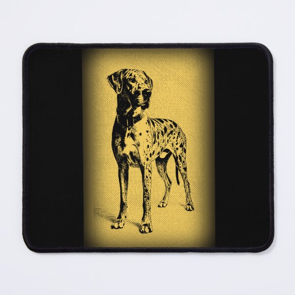 Item preview, Great Dane Golden Vintage Portrait designed and sold by RPrintPulse.