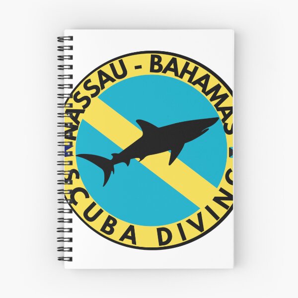 Item preview, Nassau Bahamas Scuba Diving Logo T-Shirt | Shark Emblem, Island Dive Tee designed and sold by Peycer.