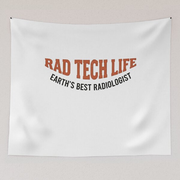 Item preview, Rad Tech Life - Earth's Best Radiologist Typography designed and sold by doodIllustrate.