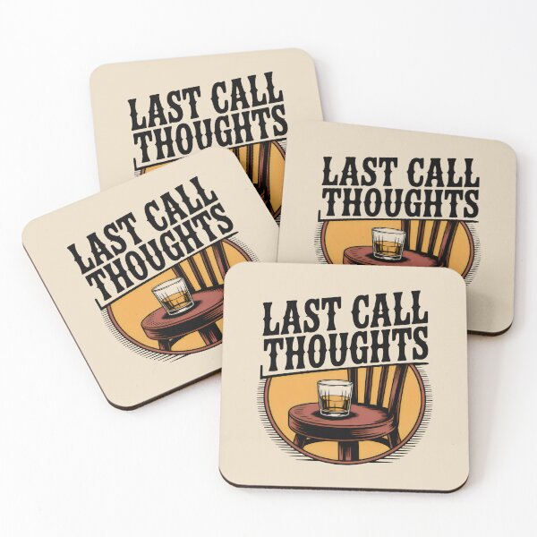 Item preview, Last Call Thoughts Vintage Whiskey Glass designed and sold by SplashTastic.