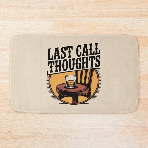 Item preview, Last Call Thoughts Vintage Whiskey Glass designed and sold by SplashTastic.