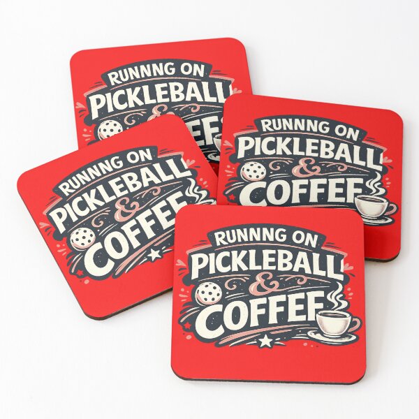 Item preview, Funny Pickleball Mom Shirt – Running On Pickleball & Coffee – Sassy Sports Mom Tee designed and sold by Pickleball-Gift.