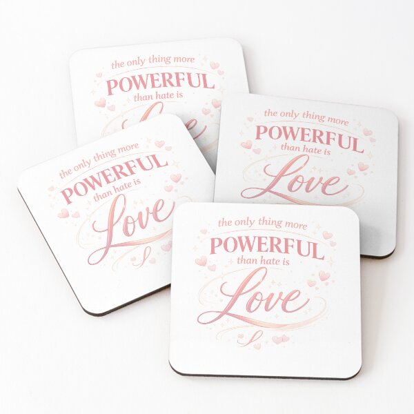 Item preview, Soft Valentine Love Over Hate Typography designed and sold by JordanInk Studio.