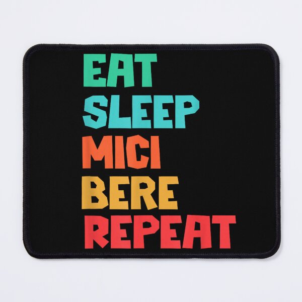 Item preview, Eat Sleep Mici Bere Repeat Romanian Food Culture Funny Quote designed and sold by DogoMalulu.