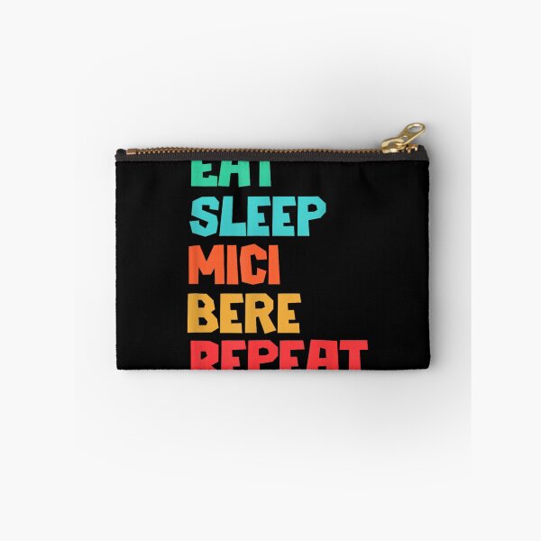 Item preview, Eat Sleep Mici Bere Repeat Romanian Food Culture Funny Quote designed and sold by DogoMalulu.